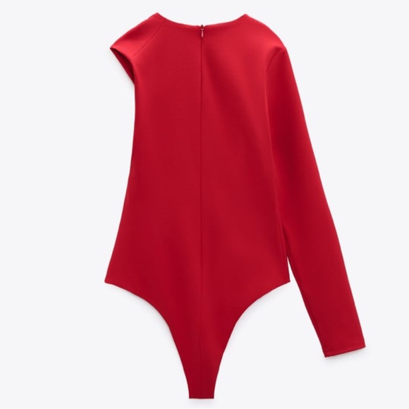 NWT Zara Asymmetrical Bodysuit - Picture 7 of 9